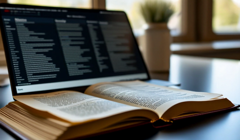 Business glossary interface